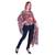 Women's Digital Printed Georgette Party Long Asymmetrical Kimono Sleeves Top with Inner