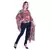 Women's Digital Printed Georgette Party Long Asymmetrical Kimono Sleeves Top with Inner