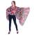 Women's Digital Printed Georgette Party Long Asymmetrical Kimono Sleeves Top with Inner