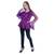 Women's Net Party Long Ruffle Sleeves Top