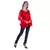 Women's Net Party Long Ruffle Sleeves Top