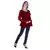 Women's Net Party Long Ruffle Sleeves Top