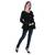 Women's Net Party Long Ruffle Sleeves Top