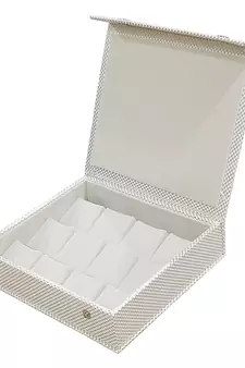atorakushon® PU Leather Makeup Storage Box Travelling Vanity Jhumka Earrings Cosmetic Necklace Jewellery Organizer cream