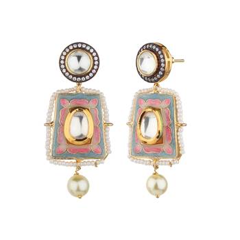 Golden Safia Semi Precious kundan necklace-sets 2