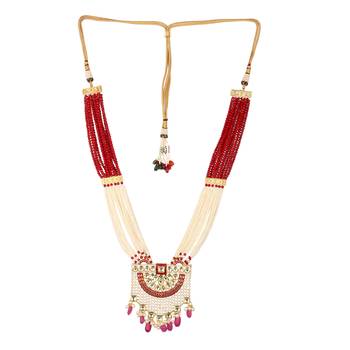 Maroon kundan necklace-sets 3
