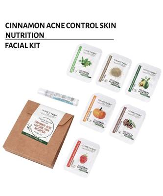 Cosmetofood Professional Cinnamon Acne Control Skin Nutrition Facial Kit (35 mL) For Men And Women 1