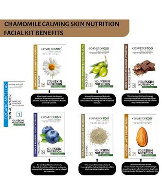 Cosmetofood Professional Chamomile Calming skin Nutrition Facial Kit (350 mL) 2