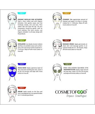 Cosmetofood Professional Chamomile Calming skin Nutrition Facial Kit (35 mL) For Men And Women 2