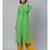 Ada Hand Embroidered Green Georgette Lucknowi Chikankari Kurti