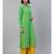 Ada Hand Embroidered Green Georgette Lucknowi Chikankari Kurti