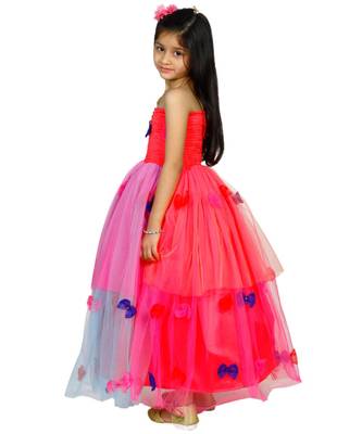 MANNAT FASHION Ployester Baby Girl Birthday Dress 2