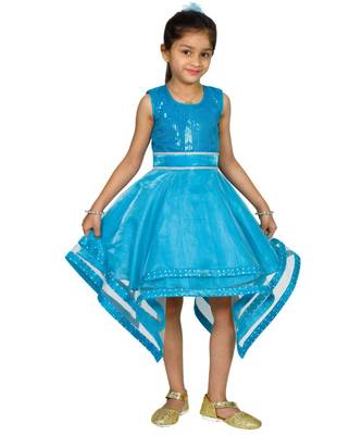 MANNAT FASHION Ployester Baby Girl Birthday Dress 1