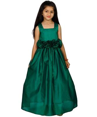 MANNAT FASHION Ployester Baby Girl Birthday Dress 1
