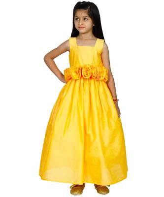 MANNAT FASHION Ployester Baby Girl Birthday Dress 1