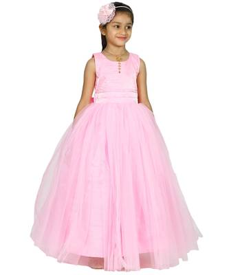 MANNAT FASHION Ployester Baby Girl Birthday Dress 1