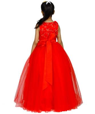 MANNAT FASHION Ployester Baby Girl Birthday Dress 2