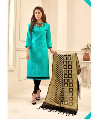 Pure Banarasi Silk Dupatta Suits 1