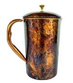 screen printed pure copper water jug pitcher 1500 ml (Mix design)