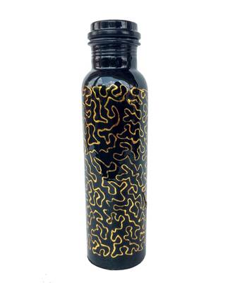 pure copper screen printed Water bottle 950 ml 1