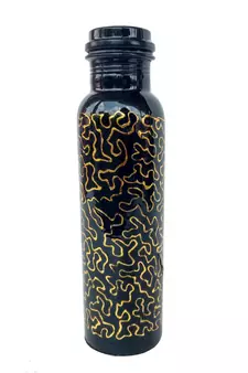 pure copper screen printed Water bottle 950 ml