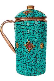 Pure Copper Jug Drinkware Set Dinnerware Tableware Pitcher outer ated