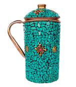 Pure Copper Jug Drinkware Set Dinnerware Tableware Pitcher outer ated