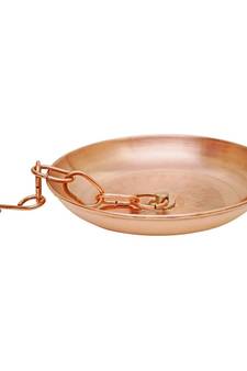 Rain Chain Copper Basin Bowl for Rain Chain Pure Copper 1- Pack