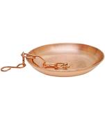 Rain Chain Copper Basin Bowl for Rain Chain Pure Copper 1- Pack