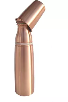 solid Copper Bottle 950 ml with Glass 200 ml for water storage and drinking solid pure copper
