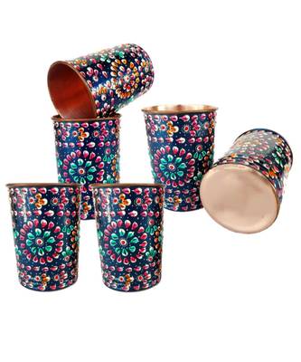 Pure Copper Glass Hand Painting Art work Outer Side (6) 1