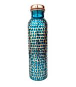 Pure copper Hand hammered New Creation textured capacity 33oz / 950 ml for drinking water storage/yoga bottle