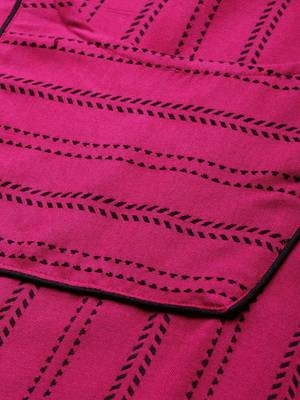 Pink woven viscose cotton-kurtis 4