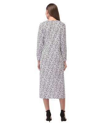 Brijraj White Color Crepe Polka Dot Fancy Kurti 2