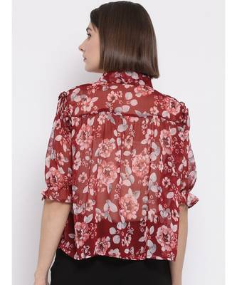 Floral Garden Savage Women Shirt 4