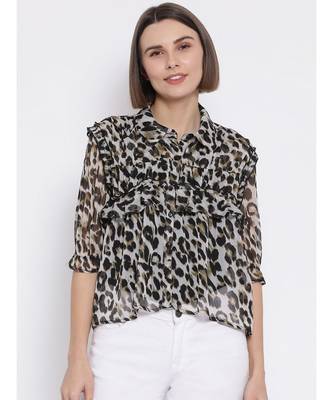 Wild Leopard Persona Women Shirt 1