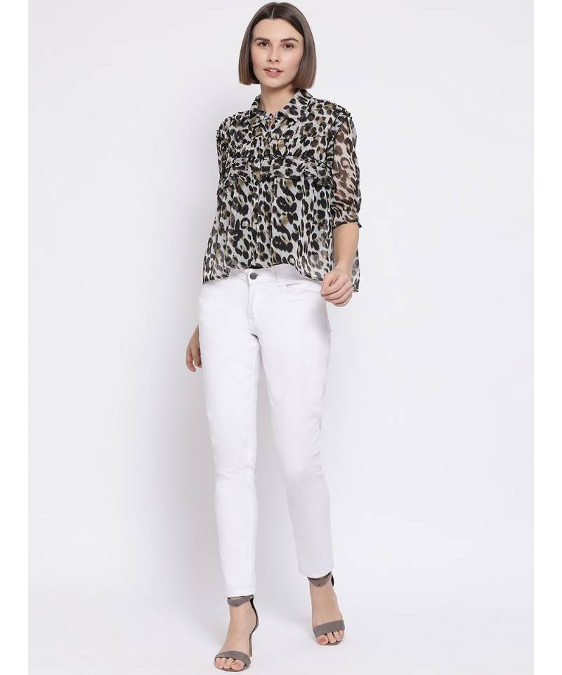 Wild Leopard Persona Women Shirt