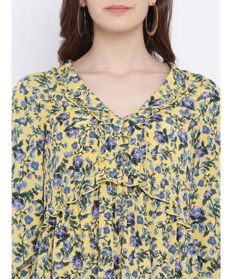 Floral Daenerys Tia Women Top 5