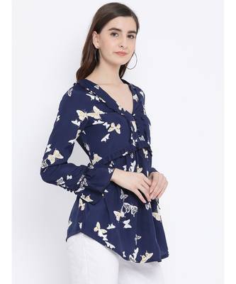 Butterfly Rustic Lost World Women Top 3