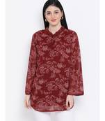 Floral Start Lush Maternity Women Top