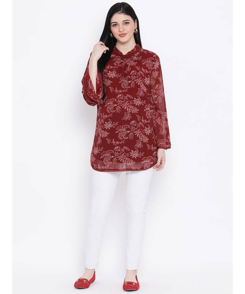 Floral Start Lush Maternity Women Top