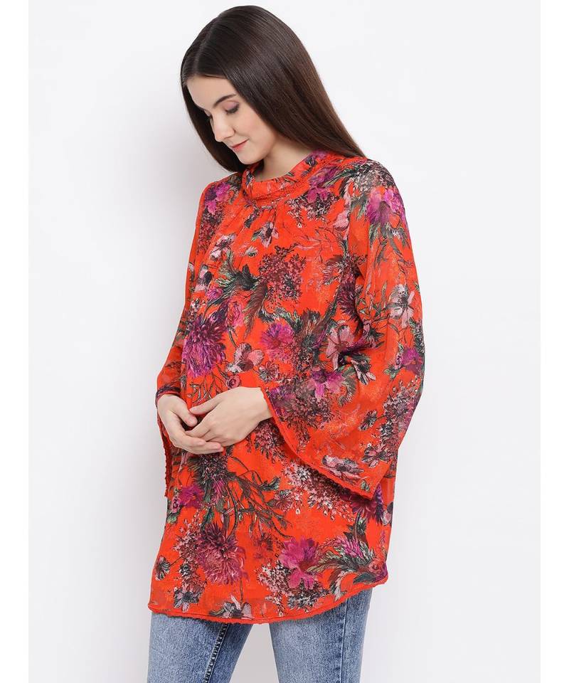Classified Tropical Maternity Women Top