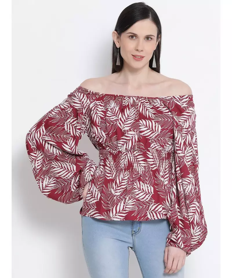 Feathery Peace Women Top
