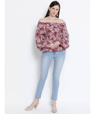 Feathery Peace Women Top 2