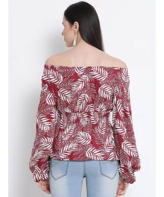 Feathery Peace Women Top 4