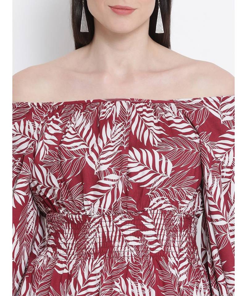 Feathery Peace Women Top