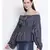Striped Stunner Waistline Women Top