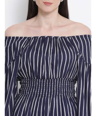 Striped Stunner Waistline Women Top 5