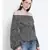 Floral Pixel Waistline Women Top