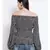 Floral Pixel Waistline Women Top